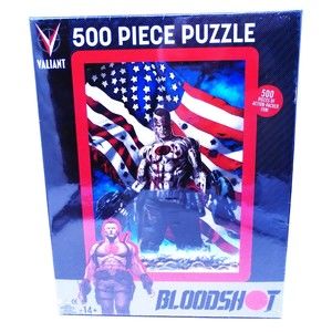 Sealed Brand New 500 pc. Jigsaw Puzzle "Bloodshot" Valiant Mighty Mojo 2020